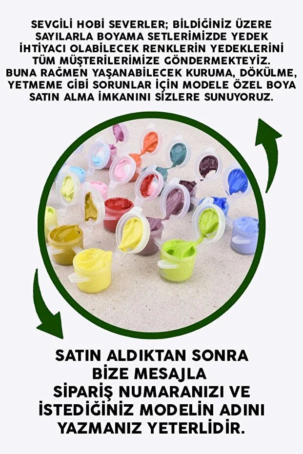 Sayılarla Boyama Seti - Yedek Boya Seti (Modele Göre)