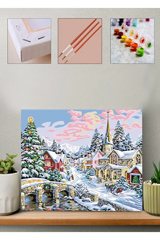 Sayılarla Boyama 40x50 Cm  - Yeni Yıl