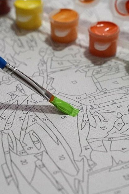 Sayılarla Boyama Seti Çerçeveli 40x50 Cm