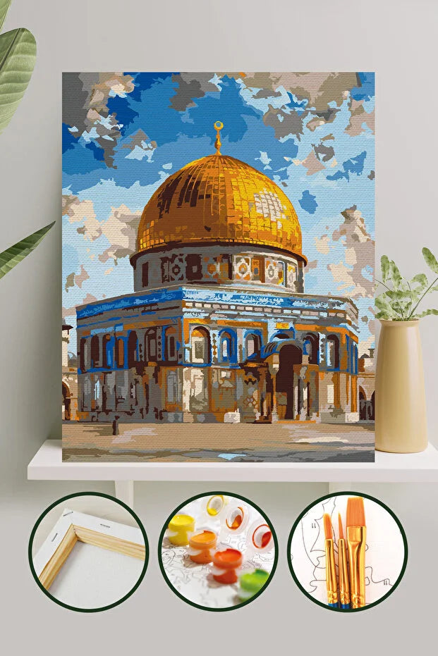 Sayılarla Boyama Seti  40x50 Cm Mescid-i Aksa