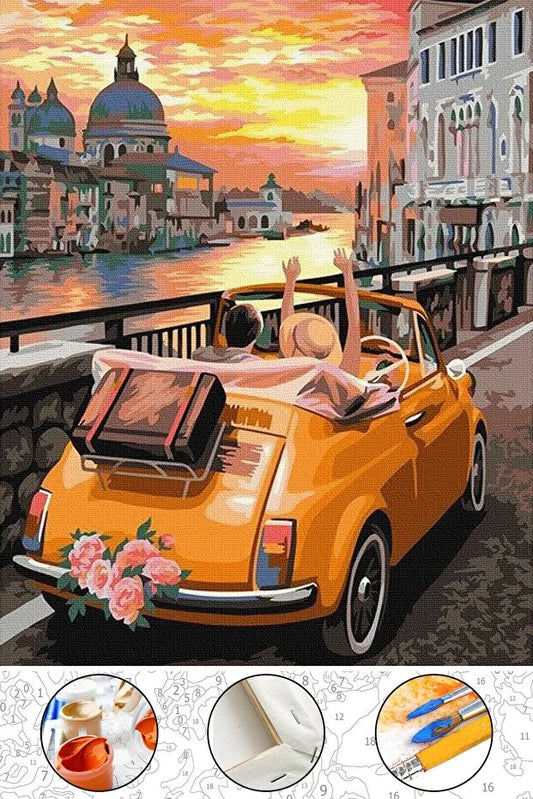 Sayılarla Boyama Seti 40x50 Cm-Manzara