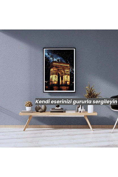 Antik Şehir Eserleri Kazıma Çizim Seti| Kazıma Kağıdı A3