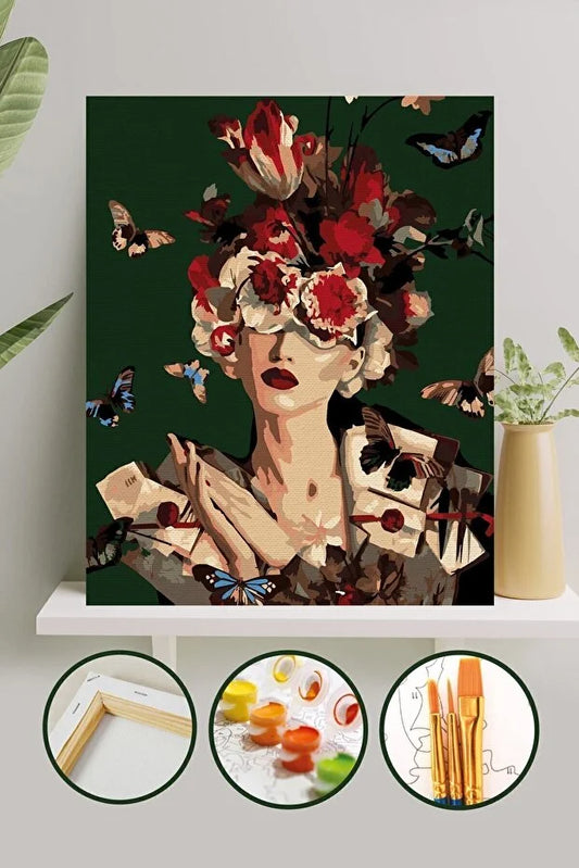 Sayılarla Boyama Seti  40x50 Cm - Mektup