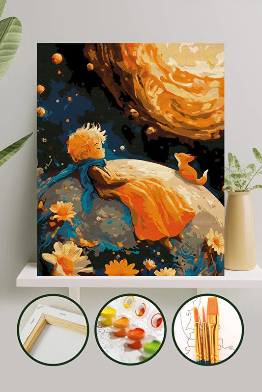 Sayılarla Boyama 40x50 Cm  - Küçük Prens