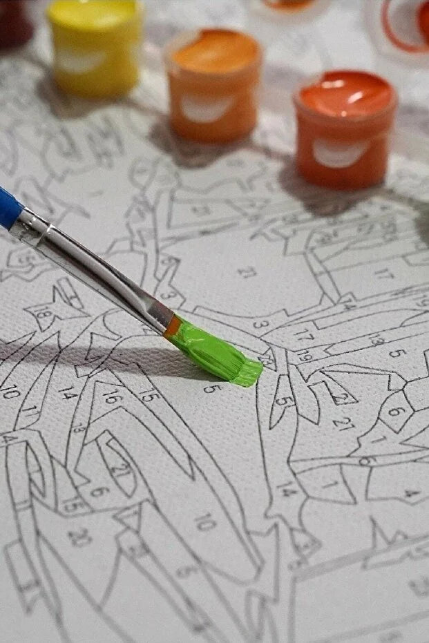 Sayılarla Boyama Seti  40x50 Cm- Pikap